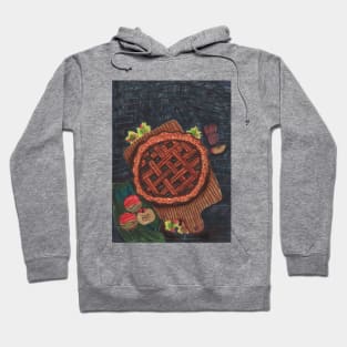 Apple Pie on Chopping Board Hoodie